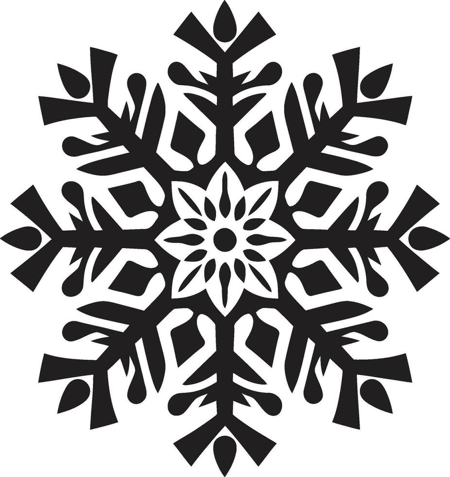 emblematico neve serenità logo silhouette elegante brina eccellenza moderno emblema vettore
