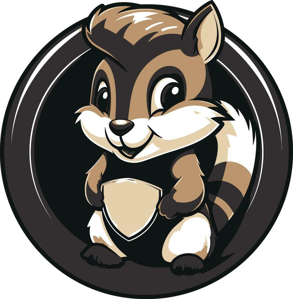 scoiattolo raccoglitrice logo icona seme mangiatore logo icona nero vettore scoiattolo solitario animale logo icona nero vettore