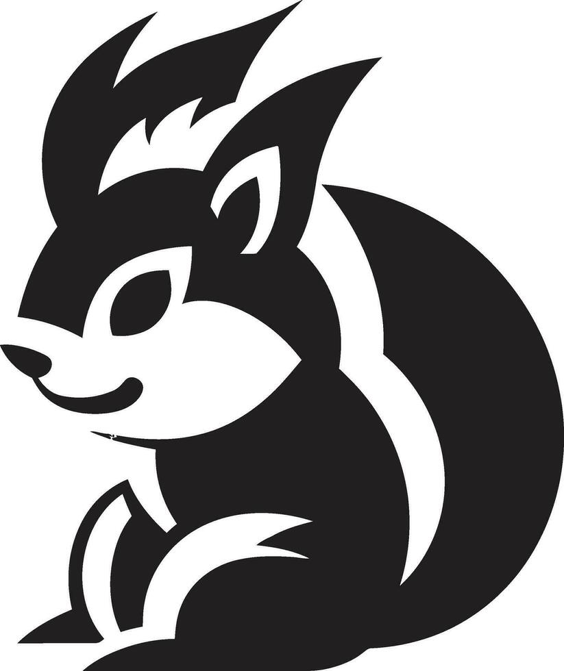 scoiattolo logo icona per pubblicità scoiattolo logo icona per promozione vettore