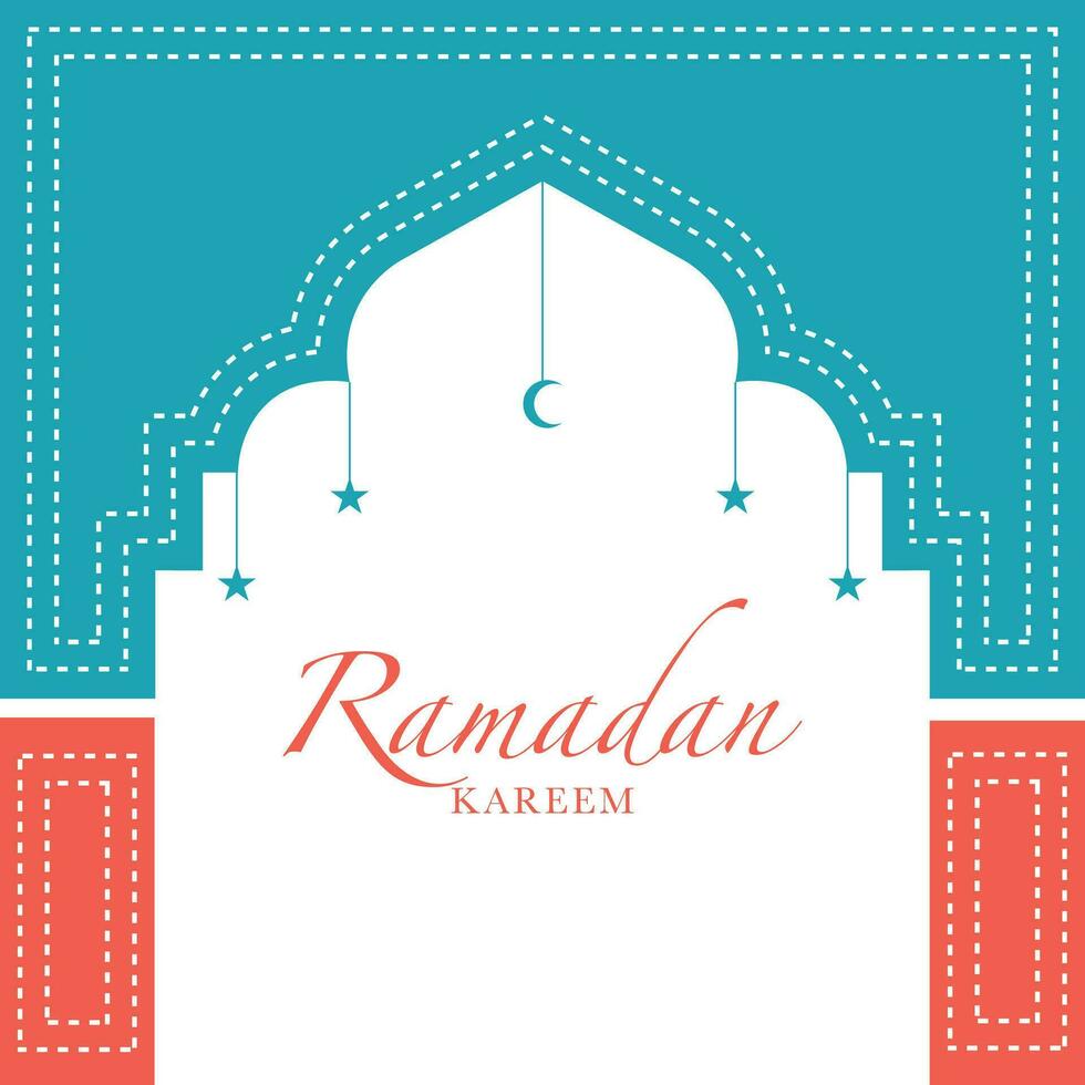 Ramadan kareem sfondo design. saluto carta, striscione, manifesto. vettore illustrazione.