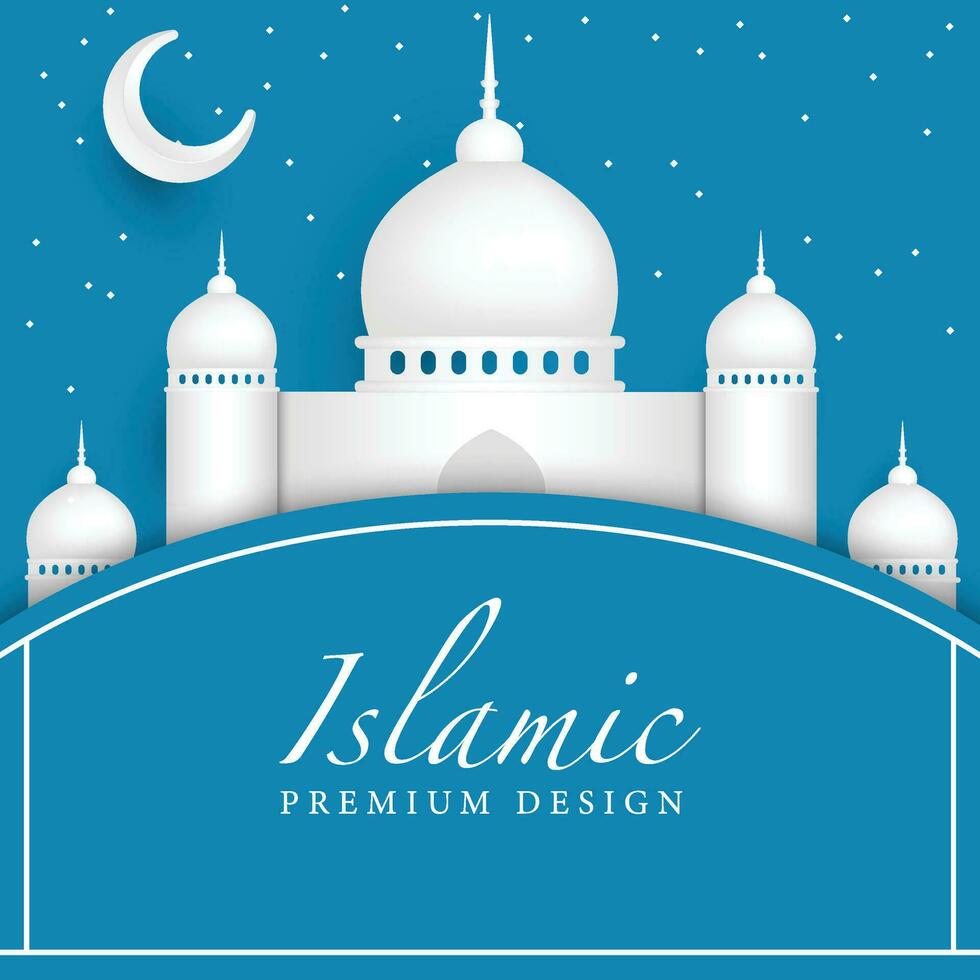 islamico sfondo design. saluto carta, striscione, manifesto. vettore illustrazione.