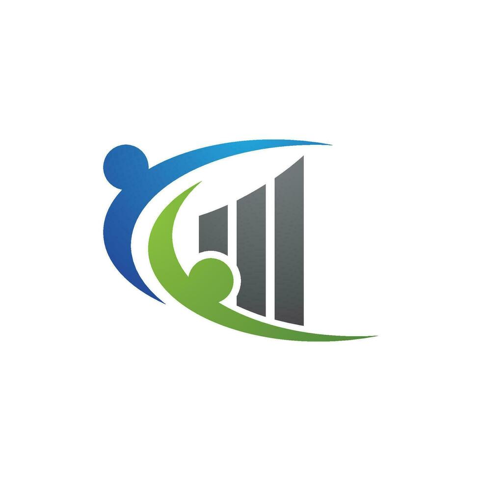 modello di logo di finanza aziendale vettore