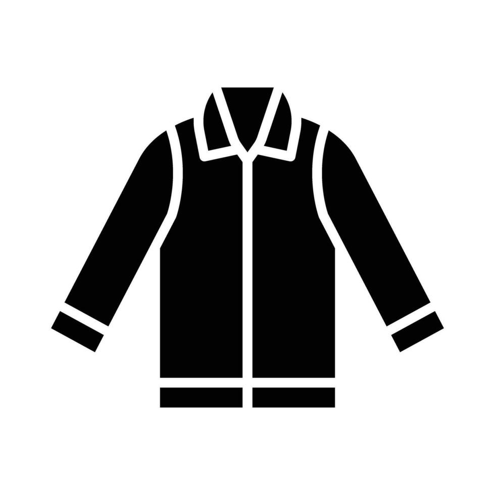giacca vettore glifo icona per personale e commerciale uso.