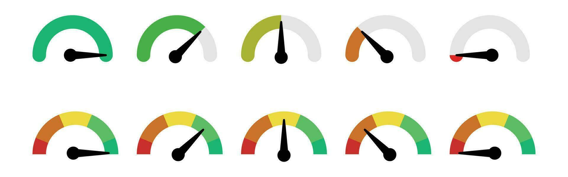 semplice valutare metro bar prestazione indicatore carino colorfull vettore