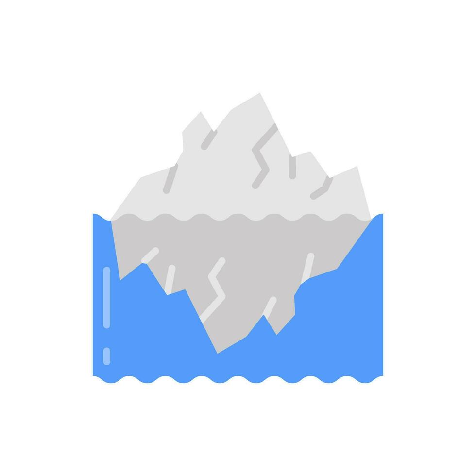 oceano ghiaccio icona nel vettore. illustrazione vettore
