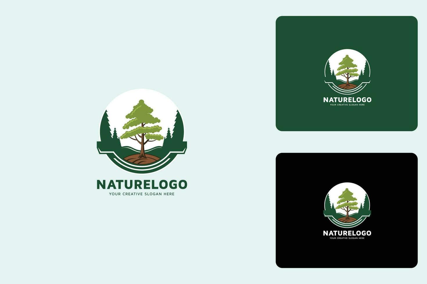 naturale logo design modello vettore