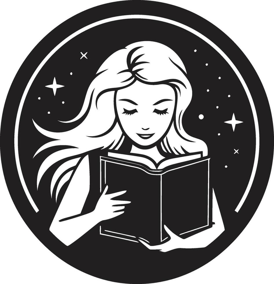 il tavolozza di apprendimento femmina educatore e libro vettore illuminante design donna ispira con libro simbolo