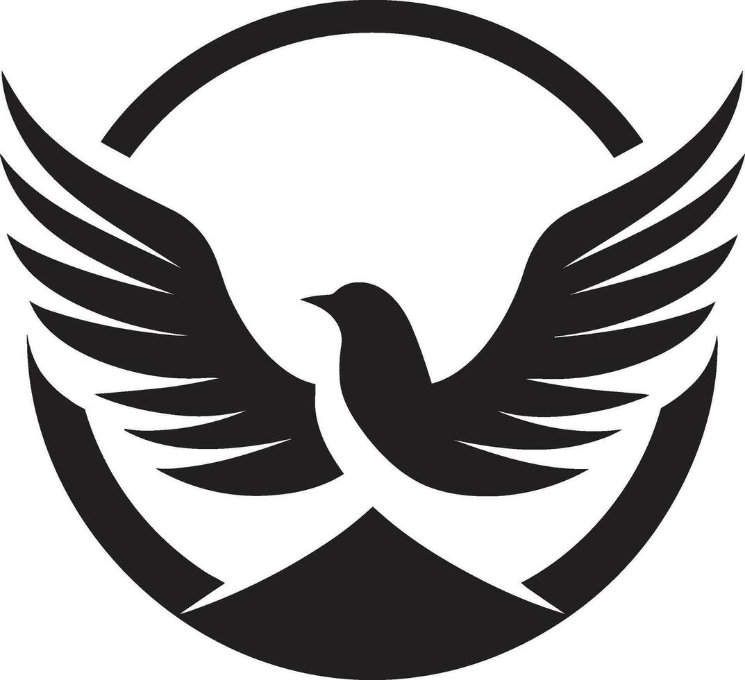 nero colomba vettore logo con astratto sfondo un' unico e creativo design nero colomba vettore logo con geometrico sfondo un' acuto e moderno design