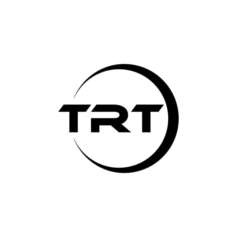 tr lettera logo disegno, ispirazione per un' unico identità. moderno eleganza e creativo design. filigrana il tuo successo con il Impressionante Questo logo. vettore