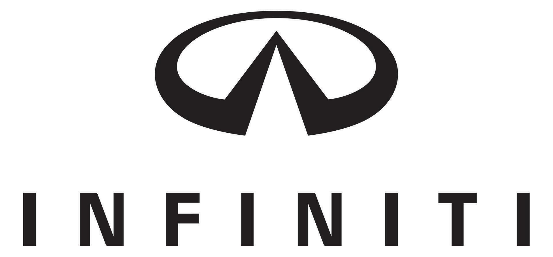 infiniti auto logo cartello simbolo vettore