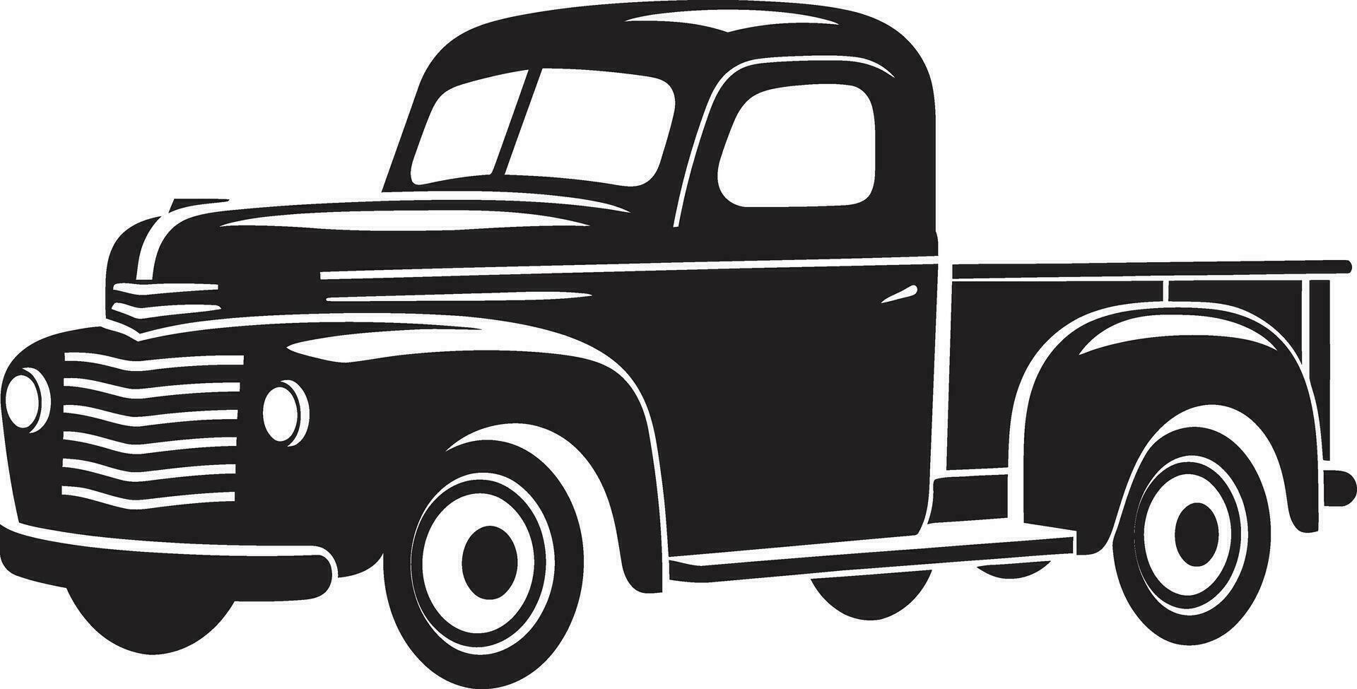 Raccogliere camion vettore grafica design con atteggiamento classico Raccogliere camion nel vettore infinito possibilità