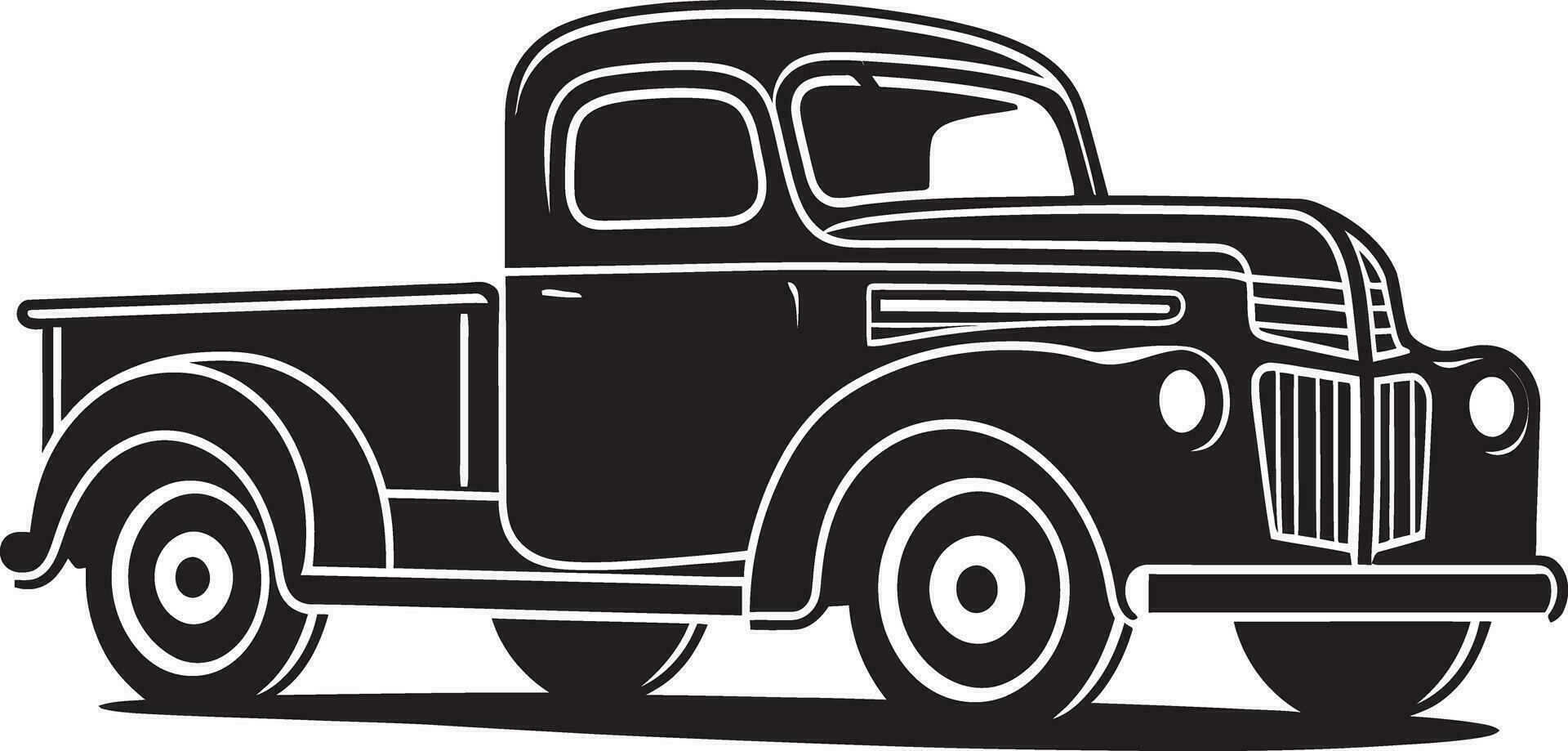 dettagliato Raccogliere camion illustrazione settore automobilistico arte rosso Raccogliere camion vettore grafico design gemma