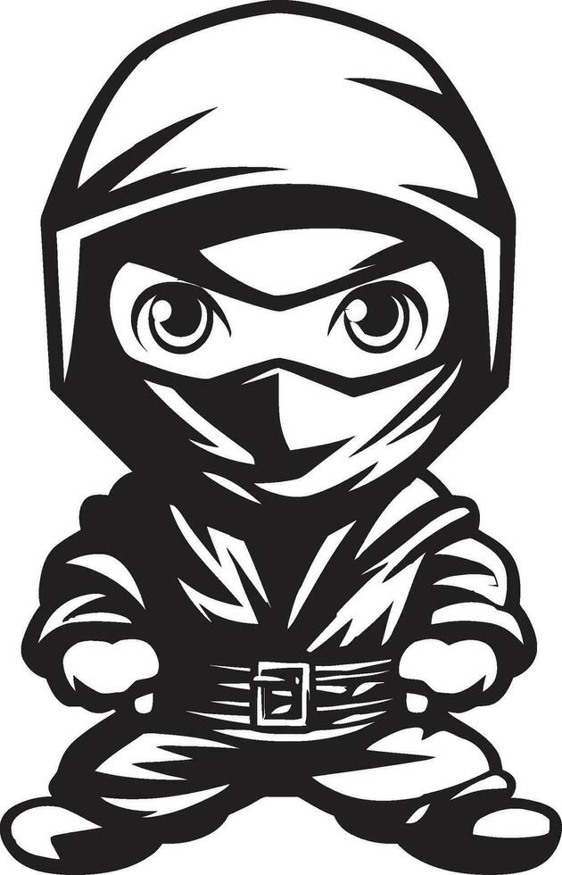 il mistica di ninja vettori arte nel movimento lavorazione ninja leggende vettore illustrazione