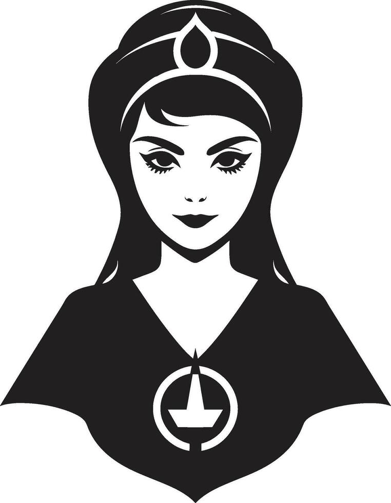 infermiera simbolismo nel moderno grafico design infermiera icone artistico rappresentazioni di coraggio vettore