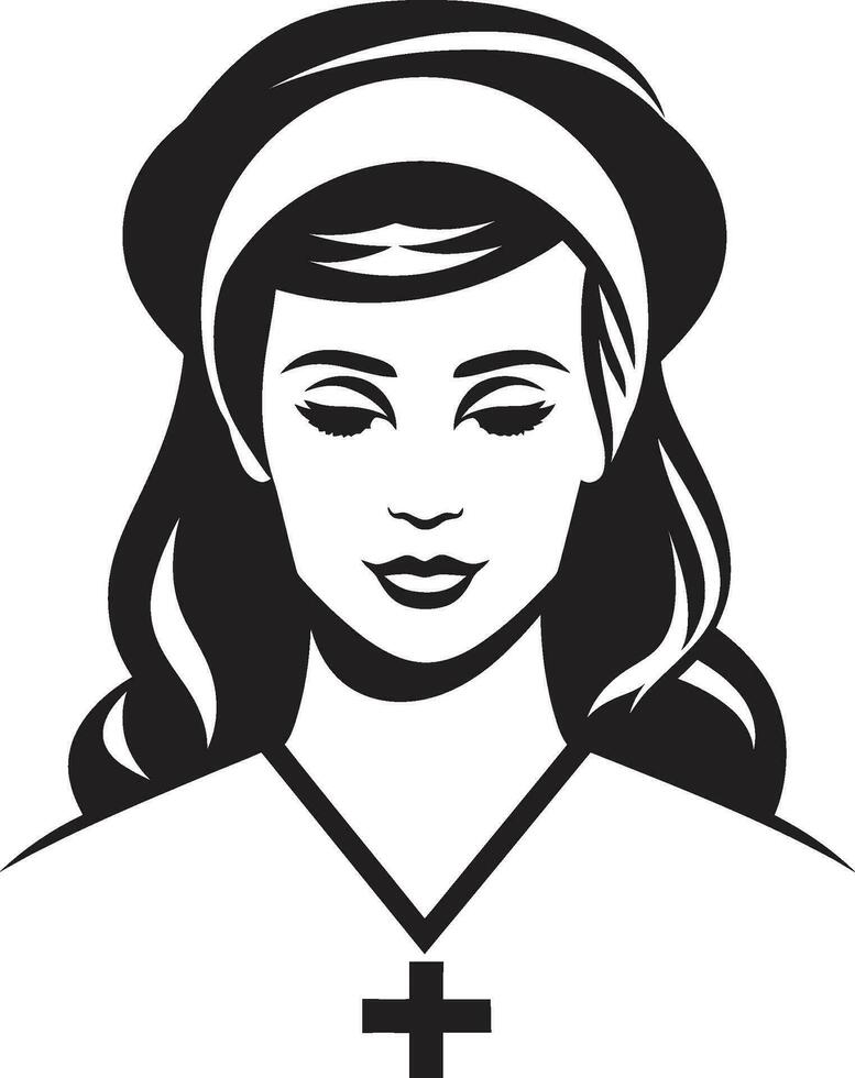 infermiera icone grafico odi per assistenza sanitaria dedizione infermiera vettori visivo rappresentazioni di eroico servizio