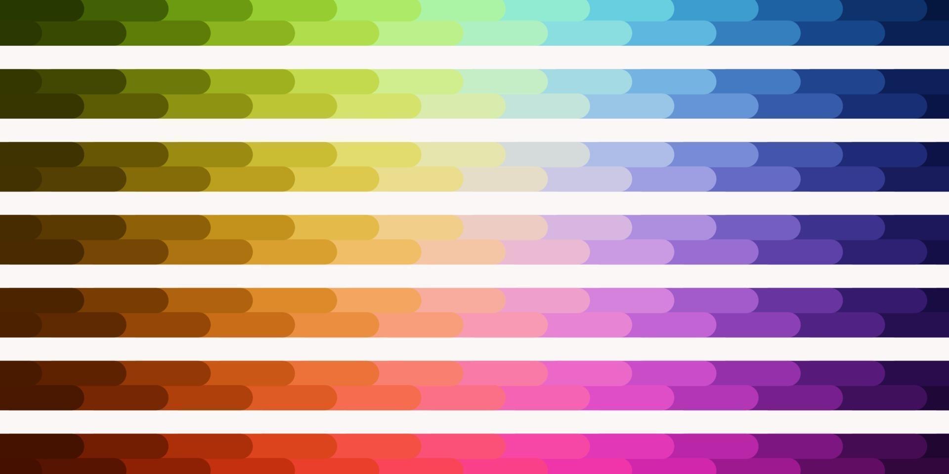 sfondo vettoriale multicolore chiaro con linee.