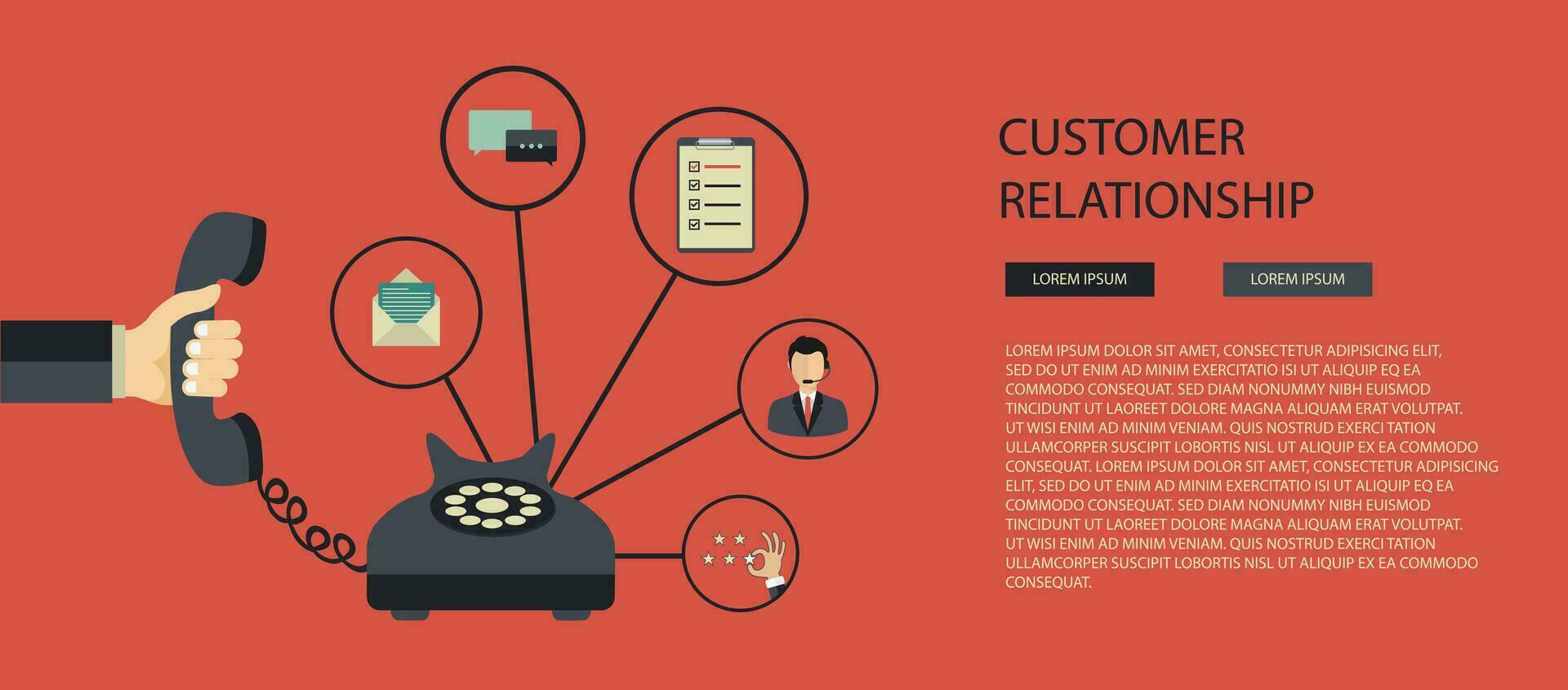 attività commerciale cliente cura servizio concetto. icone impostato di contatto noi, sostegno, aiuto, Telefono chiamata e sito web clic. piatto vettore illustrazione.