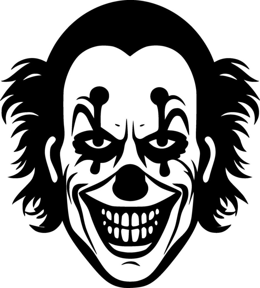 clown - minimalista e piatto logo - vettore illustrazione