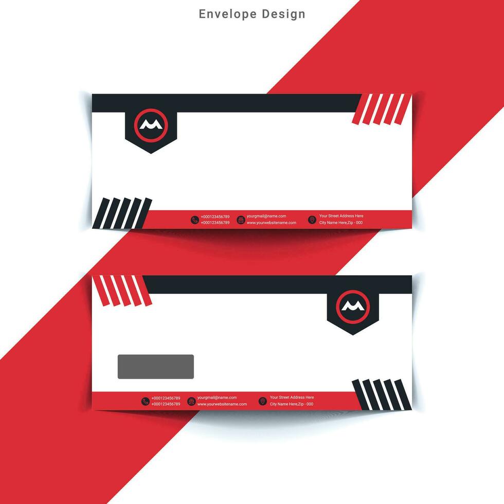 aziendale Busta modello. moderno e creativo Busta modello. vettore