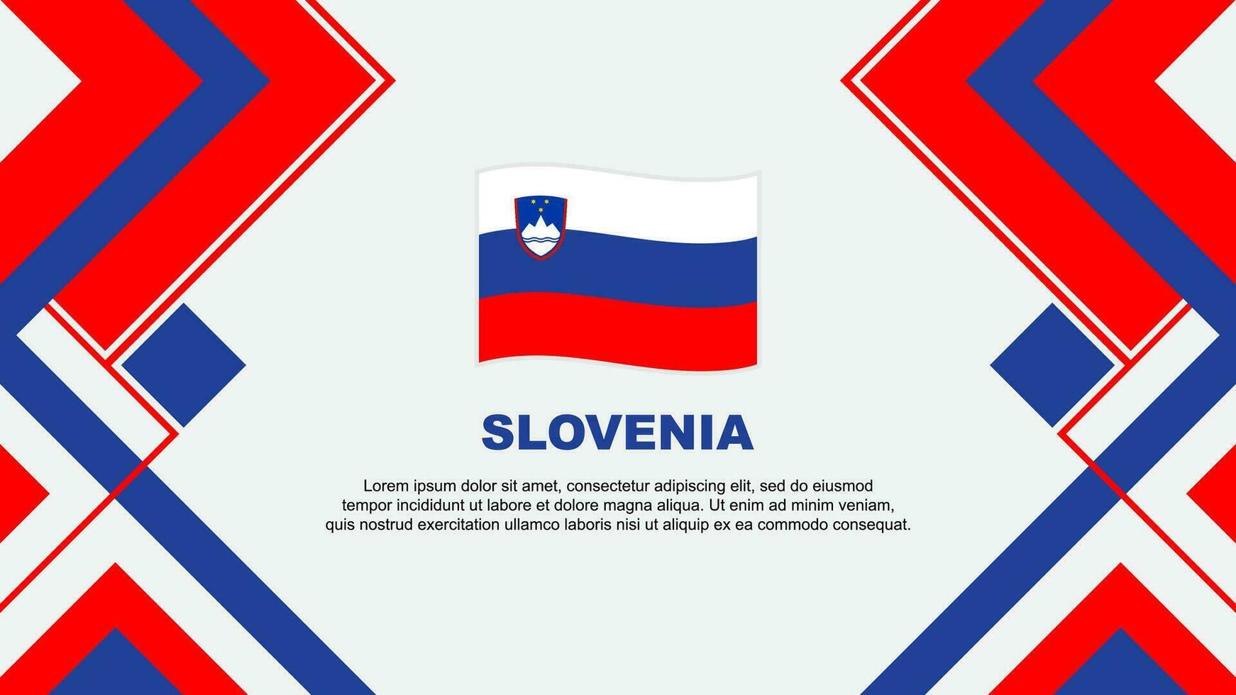 slovenia bandiera astratto sfondo design modello. slovenia indipendenza giorno bandiera sfondo vettore illustrazione. slovenia bandiera