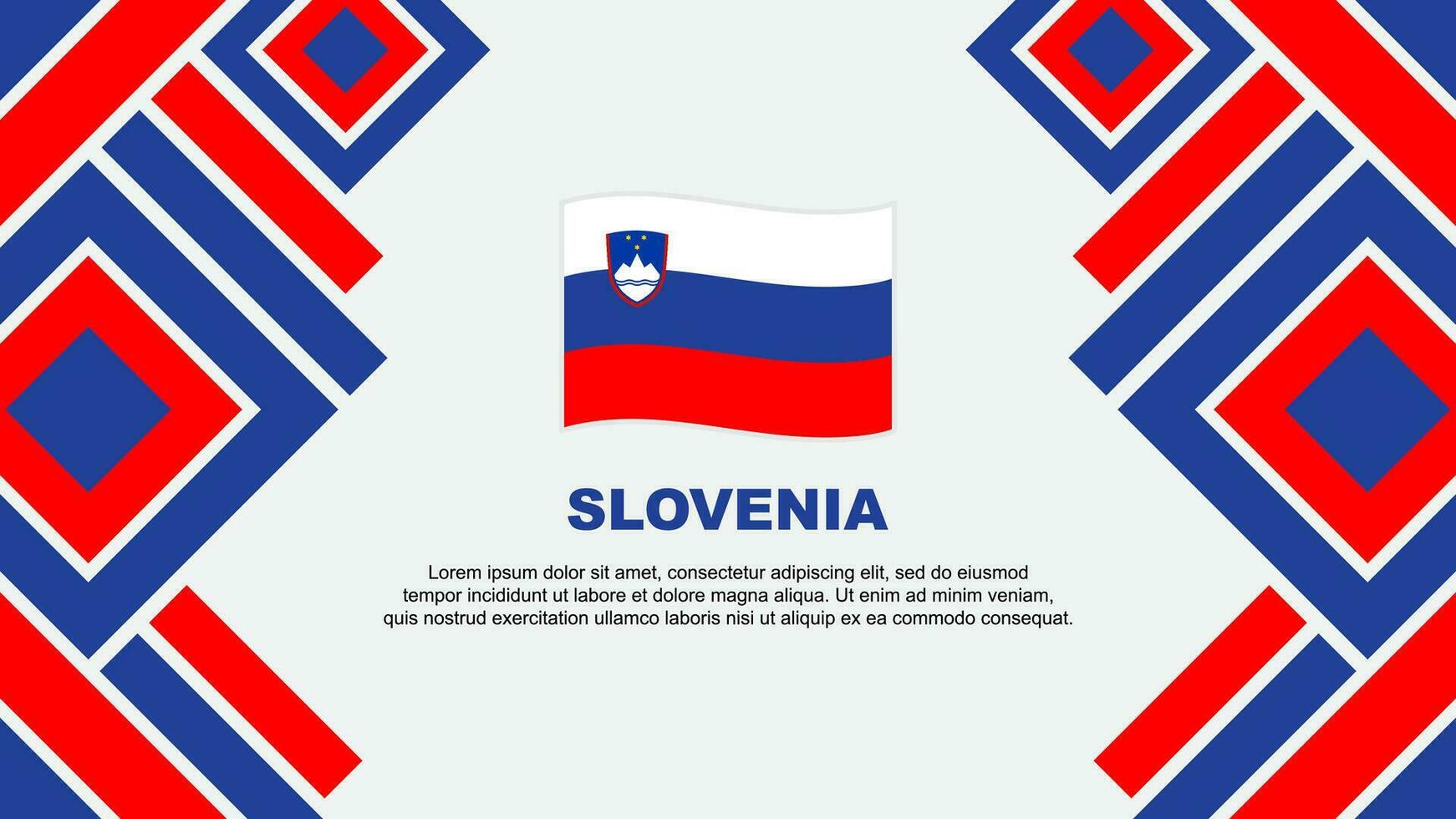 slovenia bandiera astratto sfondo design modello. slovenia indipendenza giorno bandiera sfondo vettore illustrazione. slovenia