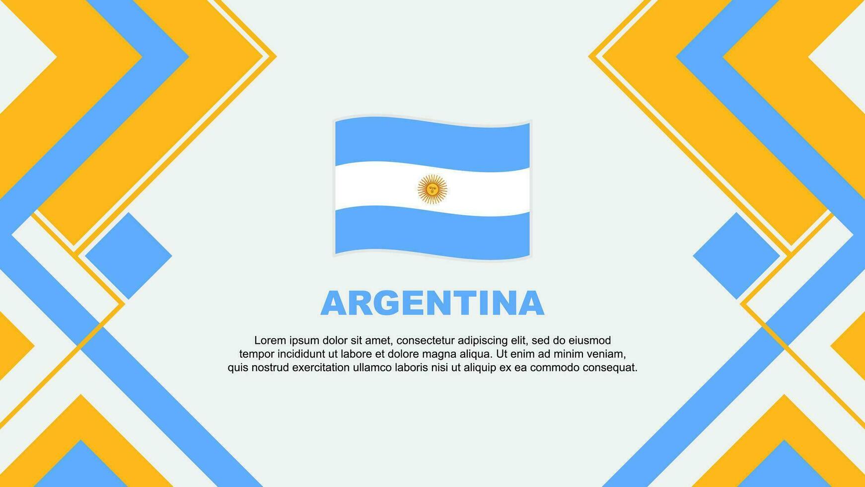 argentina bandiera astratto sfondo design modello. argentina indipendenza giorno bandiera sfondo vettore illustrazione. argentina bandiera