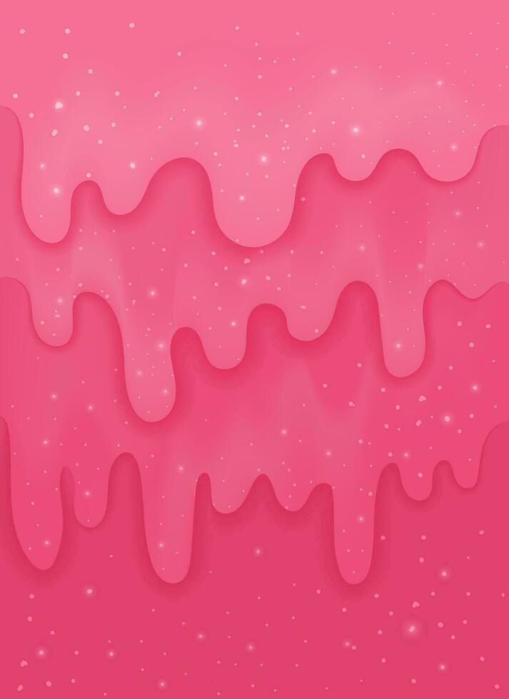 astratto verticale sfondo con luccichio limo e razzi. lucido luminosa rosa struttura per coperchio, striscione, manifesto, carta, contento compleanno invito e eccetera. cartone animato vettore illustrazione.