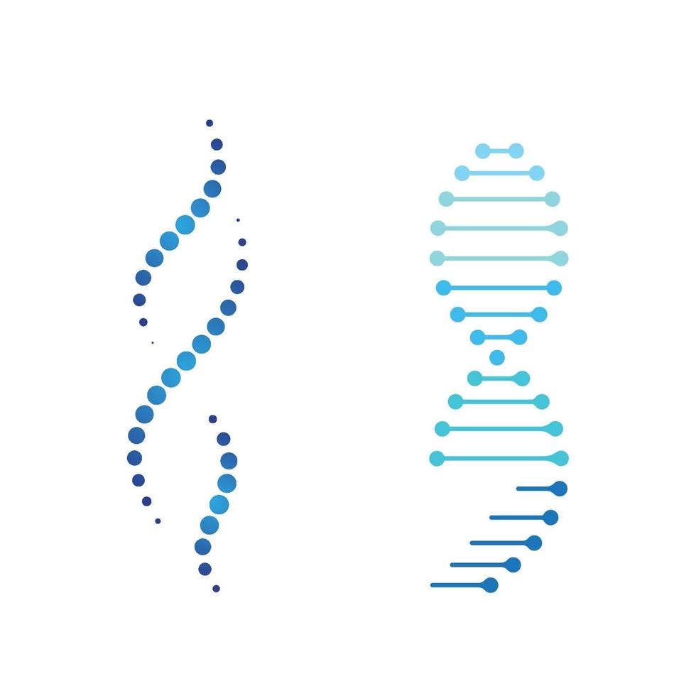 illustrazione medica del disegno dell'icona di vettore del dna