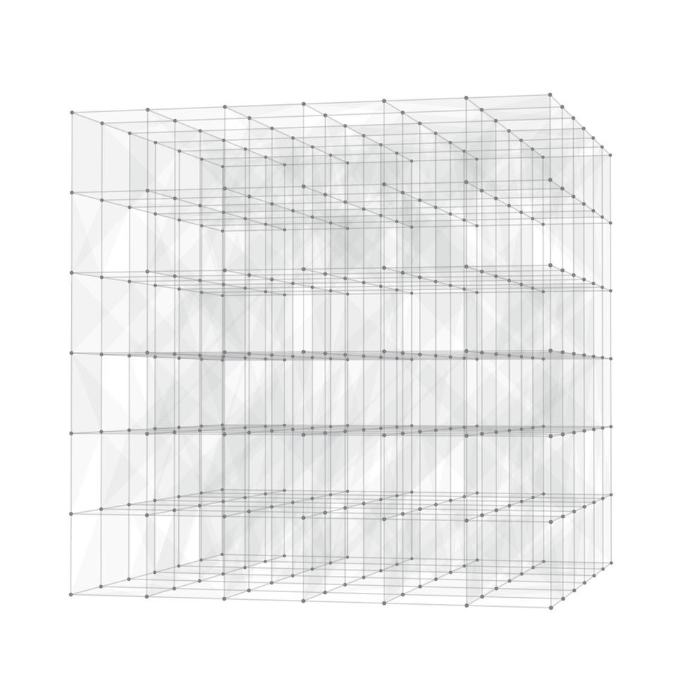 sfondo astratto cubo basso poli 2207 vettore