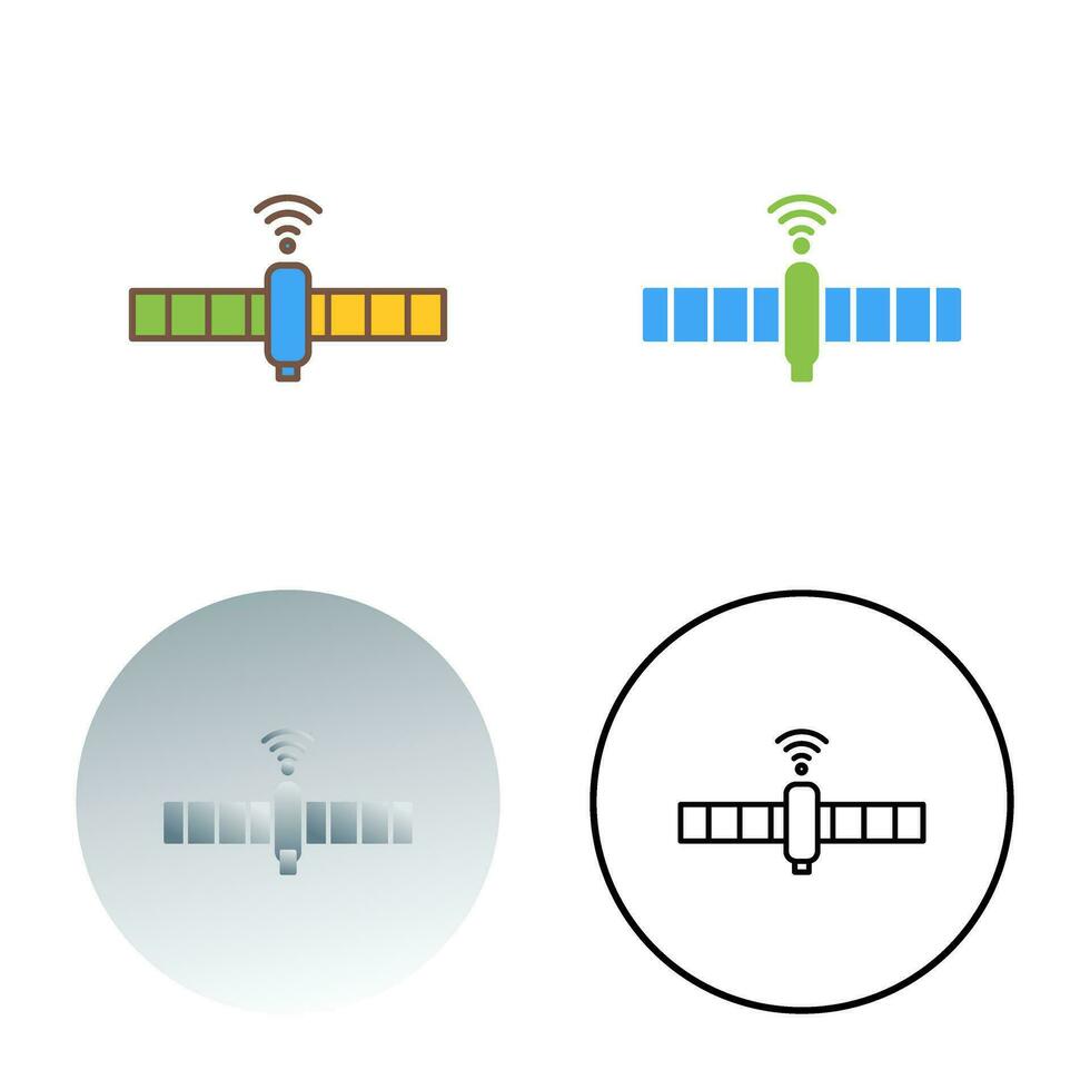 unico satellitare vettore icona