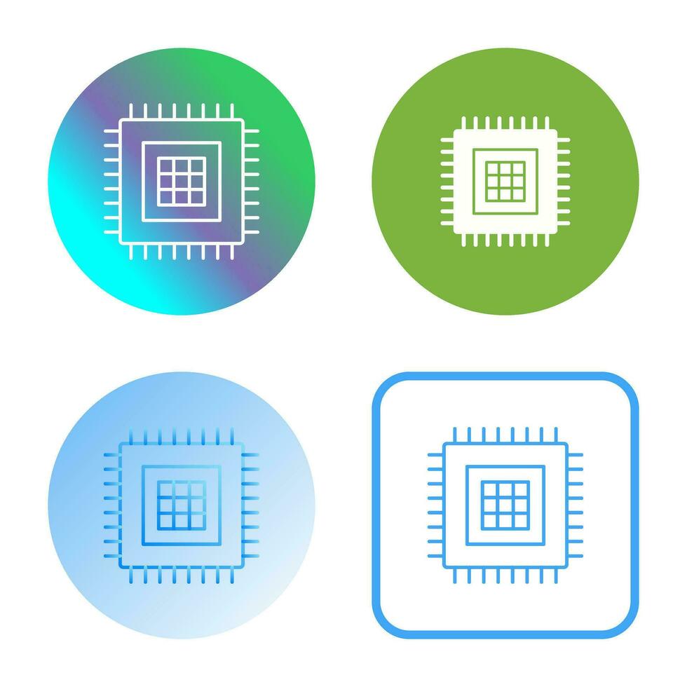 processore vettore icona