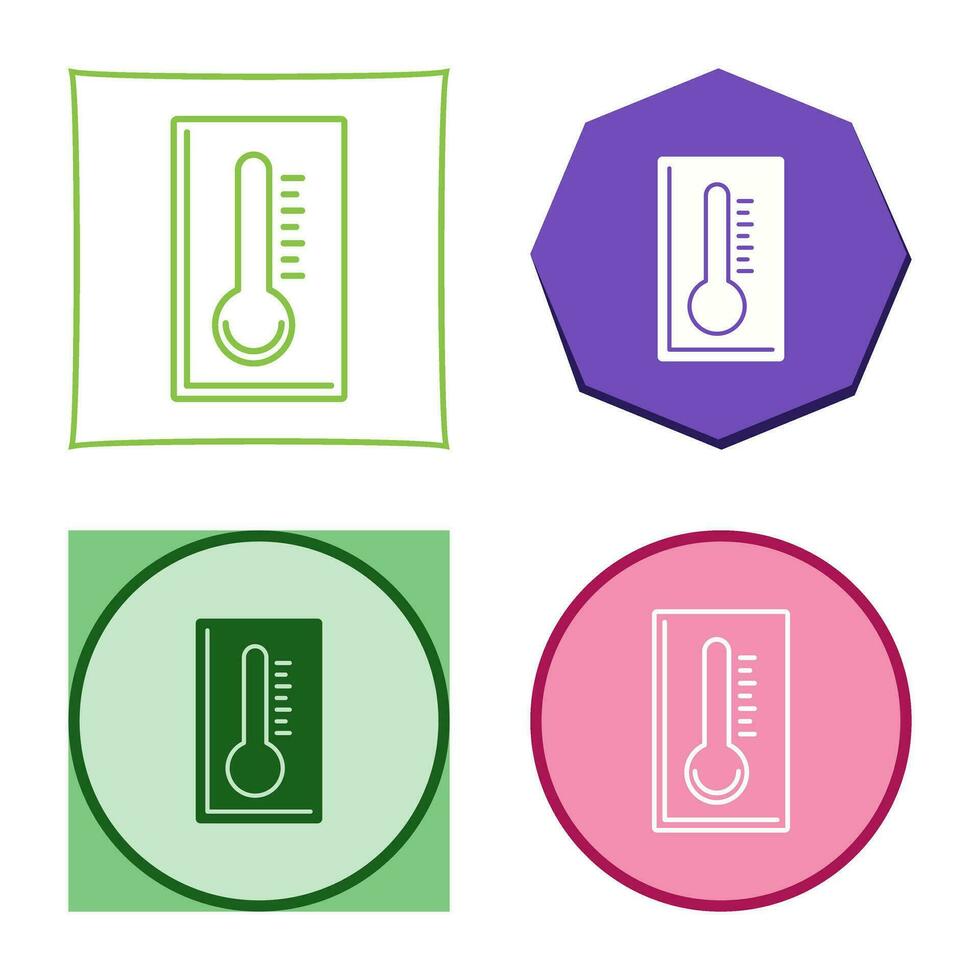 termometro vettore icona