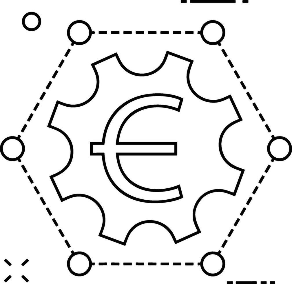 Ingranaggio ambientazione simbolo icona vettore Immagine. illustrazione di il industriale ruota mechine meccanismo design Immagine