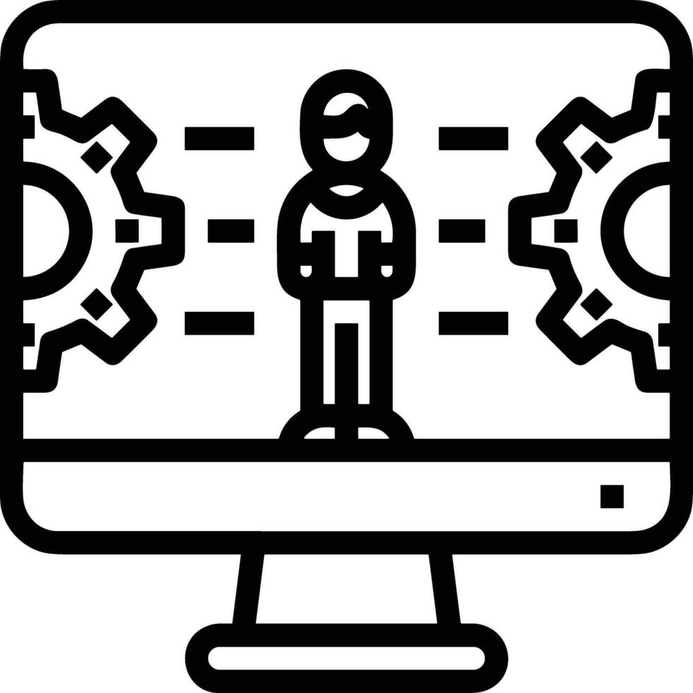 Ingranaggio ambientazione simbolo icona vettore Immagine. illustrazione di il industriale ruota mechine meccanismo design Immagine