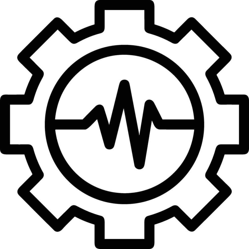 Ingranaggio ambientazione simbolo icona vettore Immagine. illustrazione di il industriale ruota mechine meccanismo design Immagine