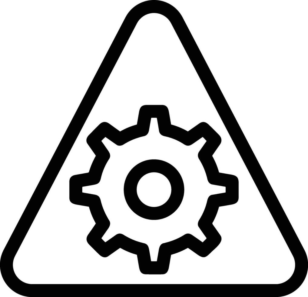 Ingranaggio ambientazione simbolo icona vettore Immagine. illustrazione di il industriale ruota mechine meccanismo design Immagine