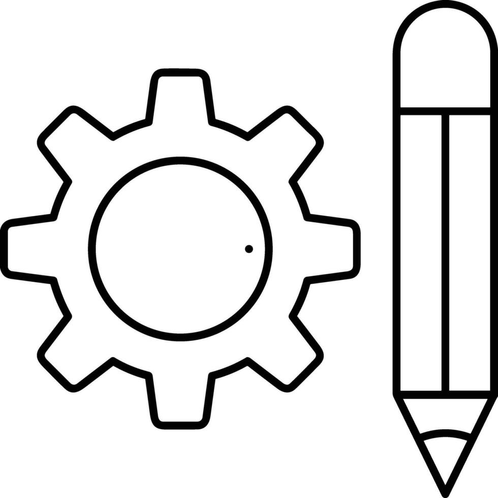 Ingranaggio ambientazione simbolo icona vettore Immagine. illustrazione di il industriale ruota mechine meccanismo design Immagine