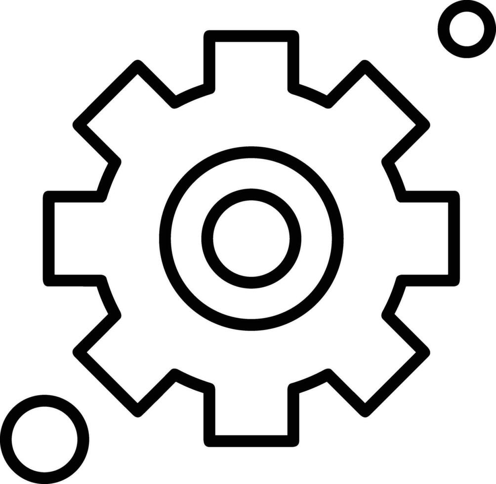 Ingranaggio ambientazione simbolo icona vettore Immagine. illustrazione di il industriale ruota mechine meccanismo design Immagine