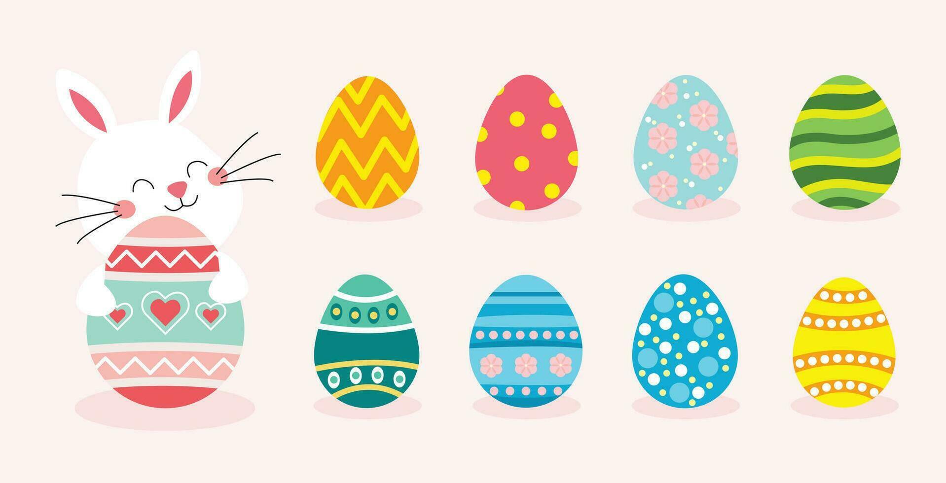 Pasqua uovo collezione vettore