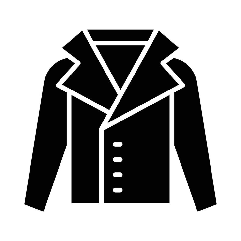 cappotto vettore glifo icona per personale e commerciale uso.