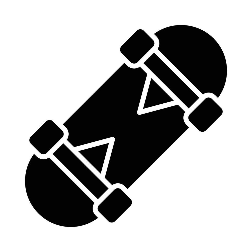 skateboard vettore glifo icona per personale e commerciale uso.