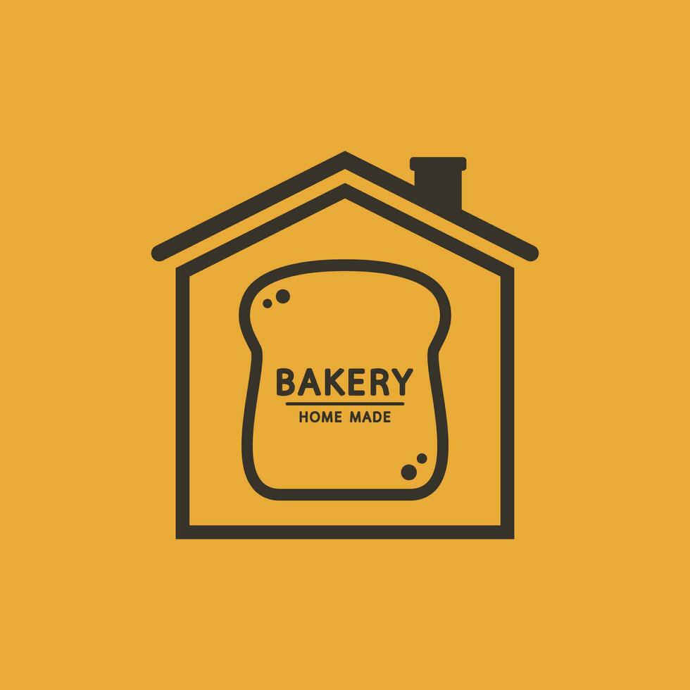 forno logo design. pane simbolo. pane logo design. vettore