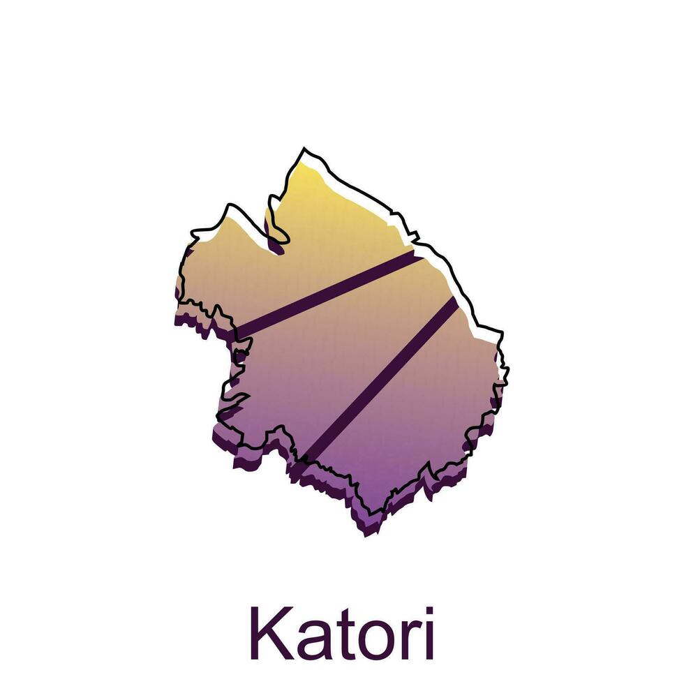 carta geografica città di katori disegno, alto dettagliato vettore carta geografica - Giappone vettore design modello, adatto per il tuo azienda