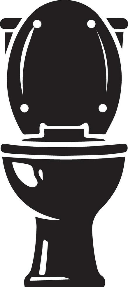 moderno gabinetto icona vettore silhouette illustrazione, gabinetto silhouette, gabinetto piatto vettore