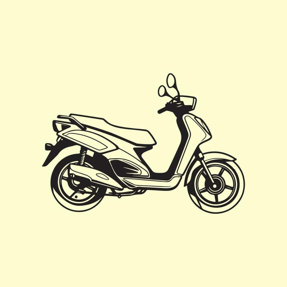 scooter Immagine vettore, arte e design vettore