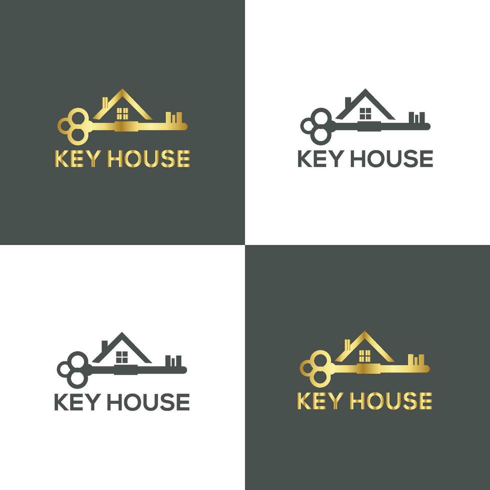 azienda logo design. edificio logo design. casa logo design. Casa logo design vettore