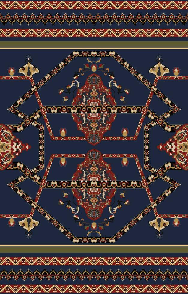 etnico geometrico. senza soluzione di continuità modello. messicano lenzuolo, tappeto. intrecciata tappeto illustrazione. vettore