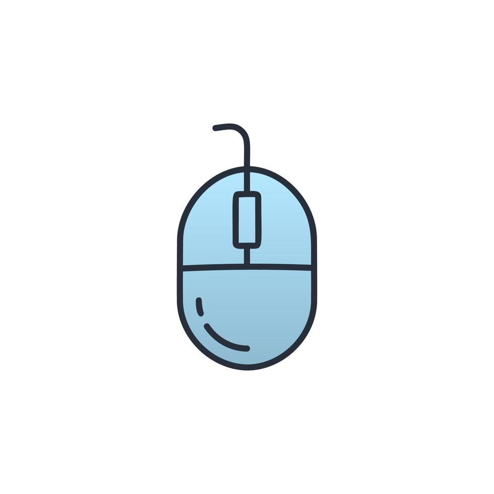 icona del mouse del computer vettore