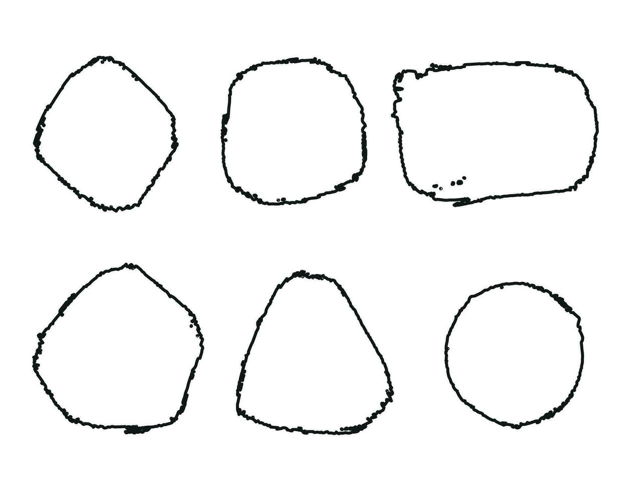 impostato di schema montatura di geometrico forme su un' trasparente sfondo, vettore grafica, elementi per design. spray effetto