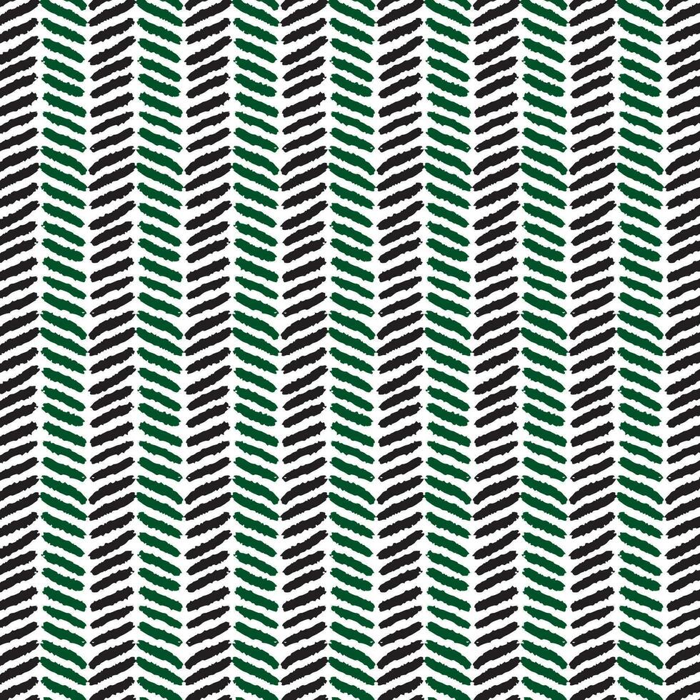 scandinavo nero e verde zigzag modello. senza soluzione di continuità modello su un' trasparente sfondo, mano disegnato struttura colpi. tessile, blog decorazione, striscione, manifesto, involucro carta. vettore